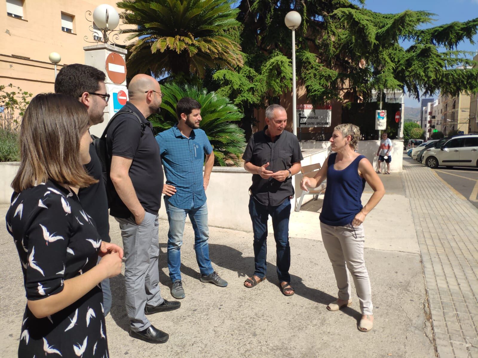 Joan Baldoví es reuneix amb els representants dels sindicats de l&#039;Hospital d&#039;Ontinyent