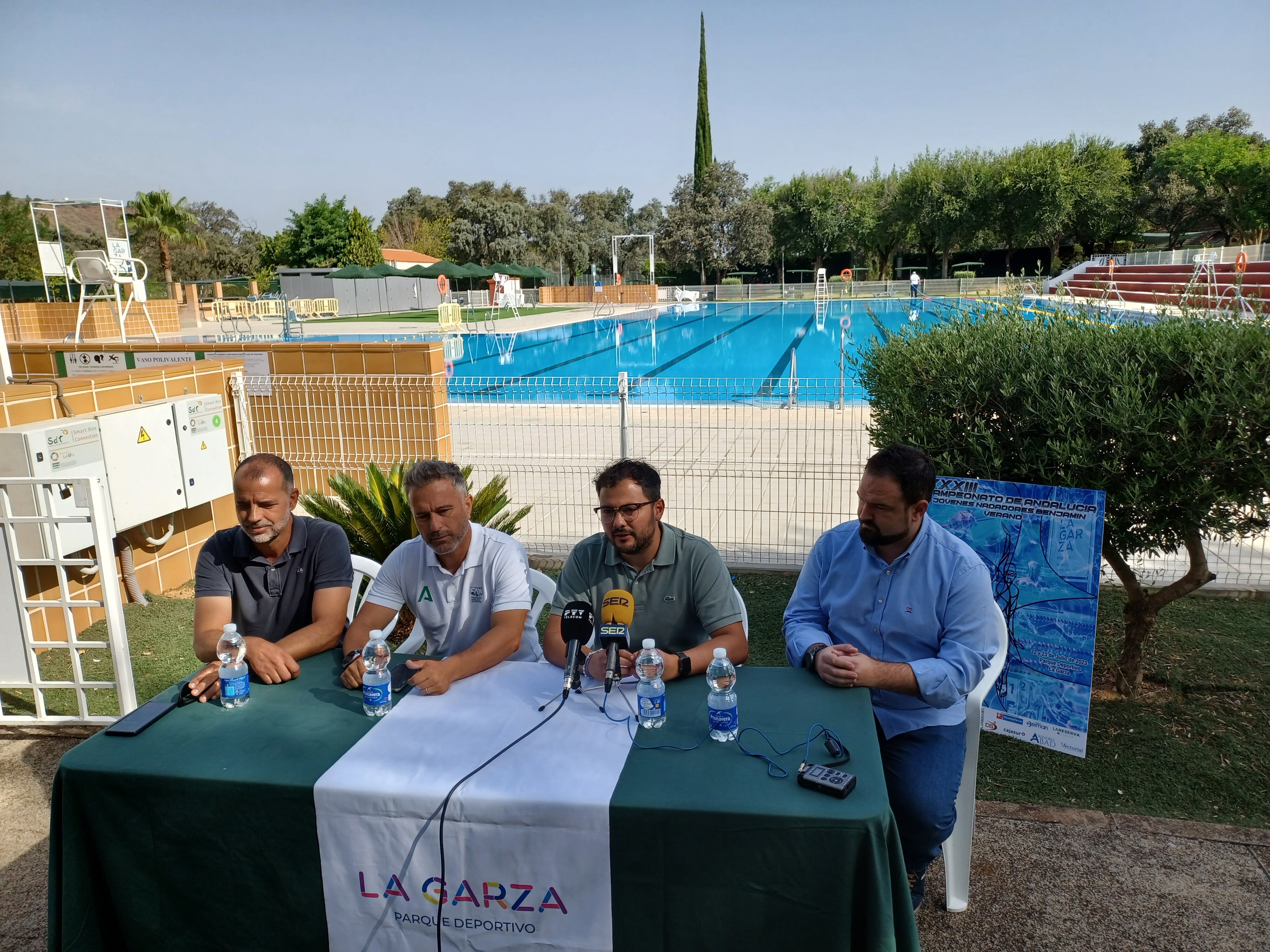 Presentación del Campeonato de Andalucía Benjamín de Natación en Linares.