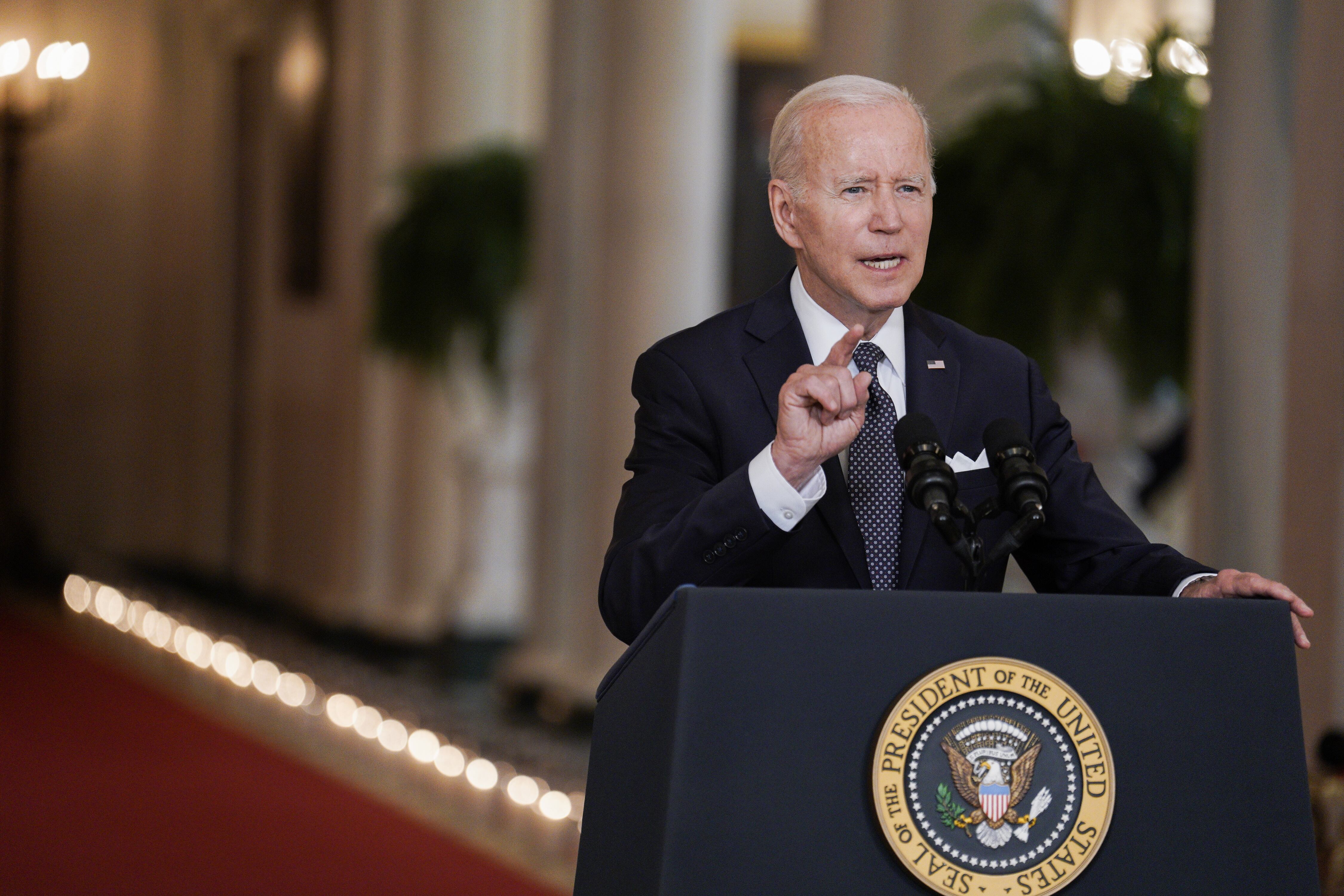 El presidente de EEUU Joe Biden.