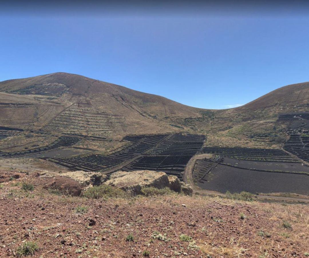 Fincas agrícolas en las inmediaciones de Tinguatón.