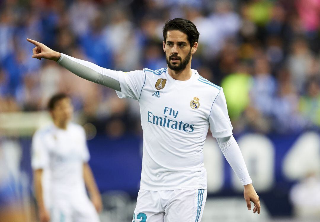 Isco Alarcón durante un encuentro con el Real Madrid.