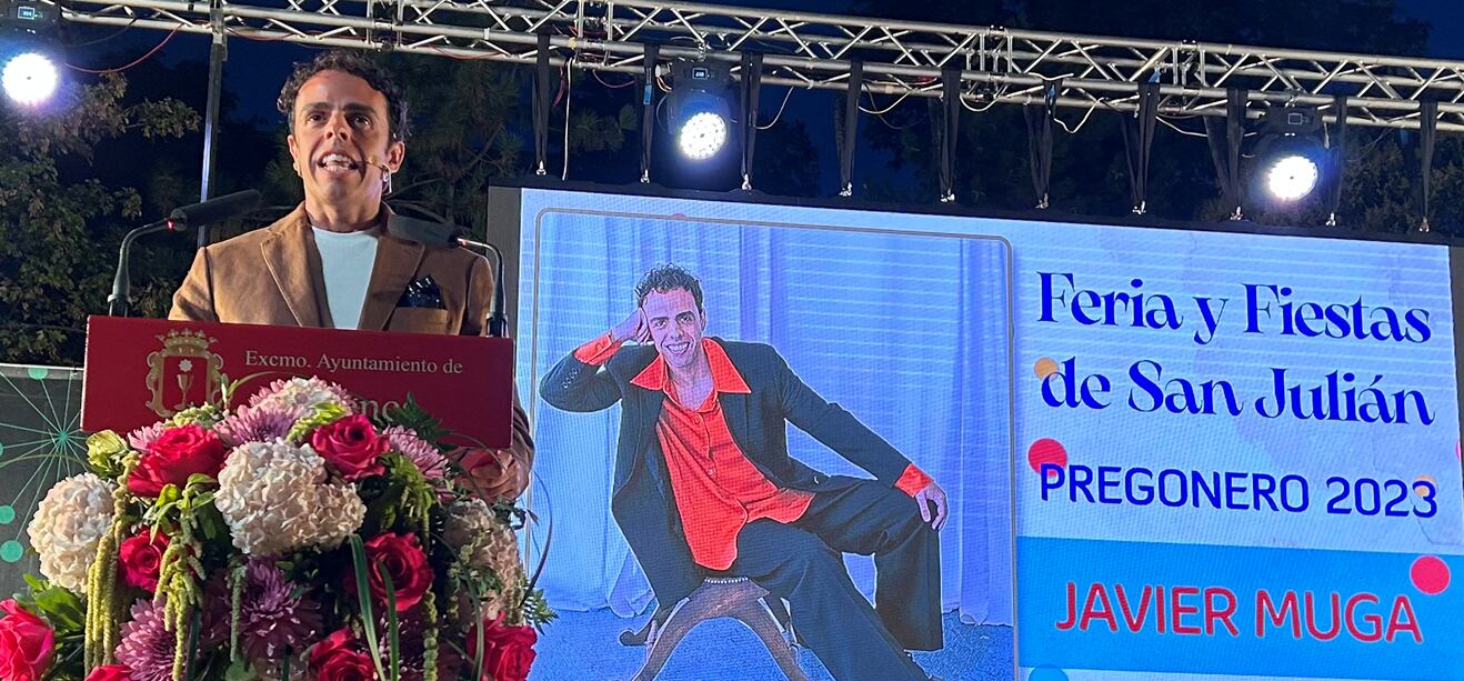 Javier Muga, pregonero de las Fiestas de San Julián 2023