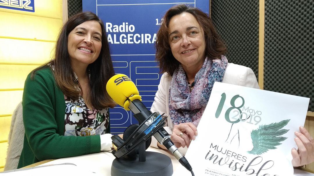 Sara Delgado e Isabel Beneroso durante su participación en Hoy por Hoy para hablar de &quot;Mujeres invisibles&quot;