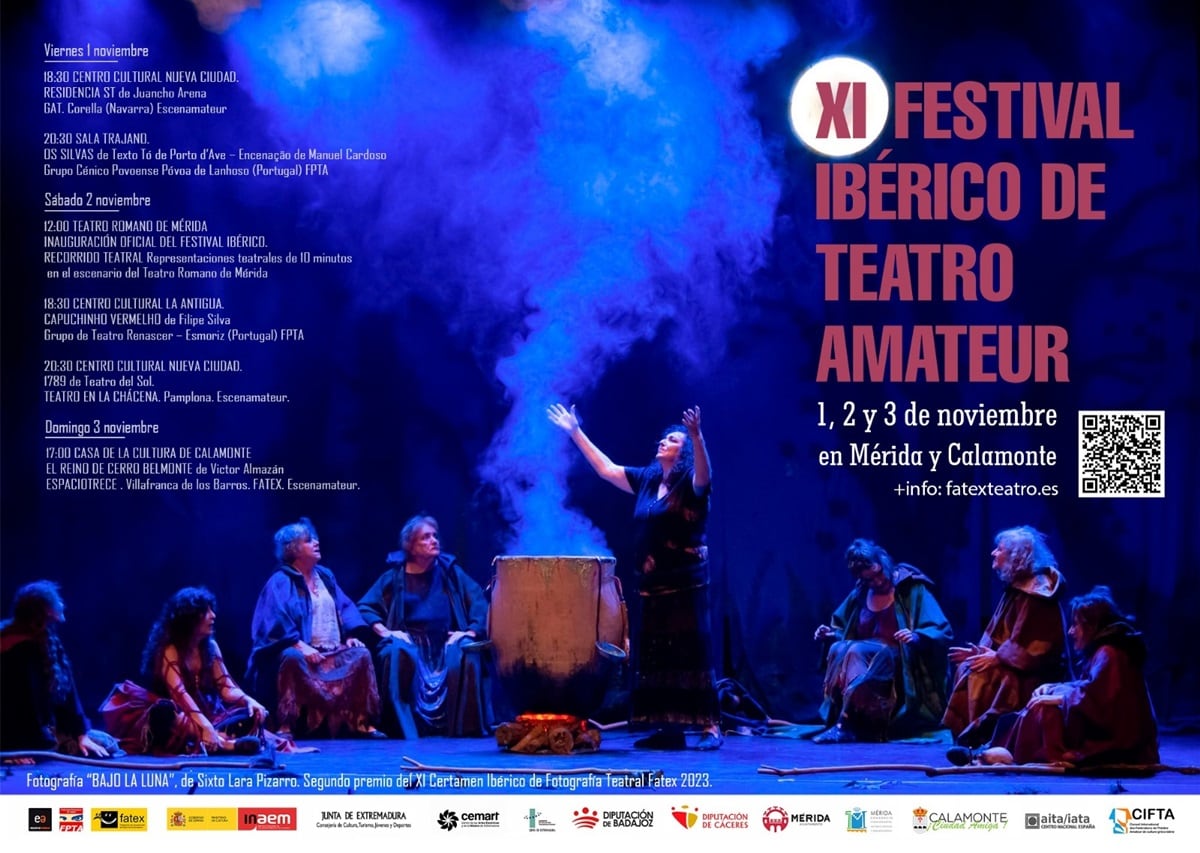 CARTEL Y PROGRAMA FESTIVAL IBERICO DE TEATRO AMATEUR