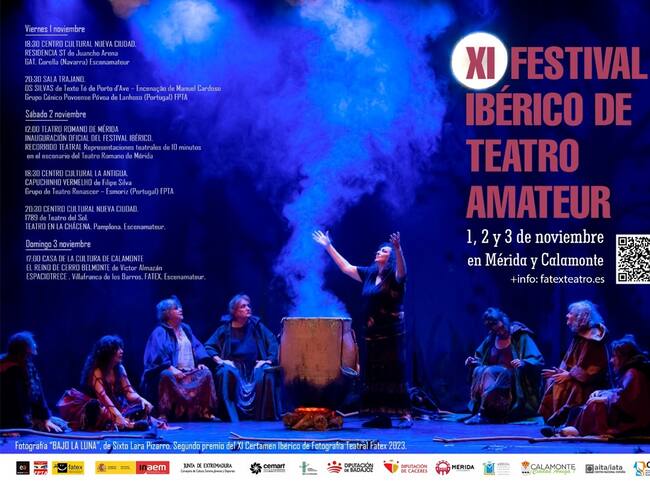 CARTEL Y PROGRAMA FESTIVAL IBERICO DE TEATRO AMATEUR