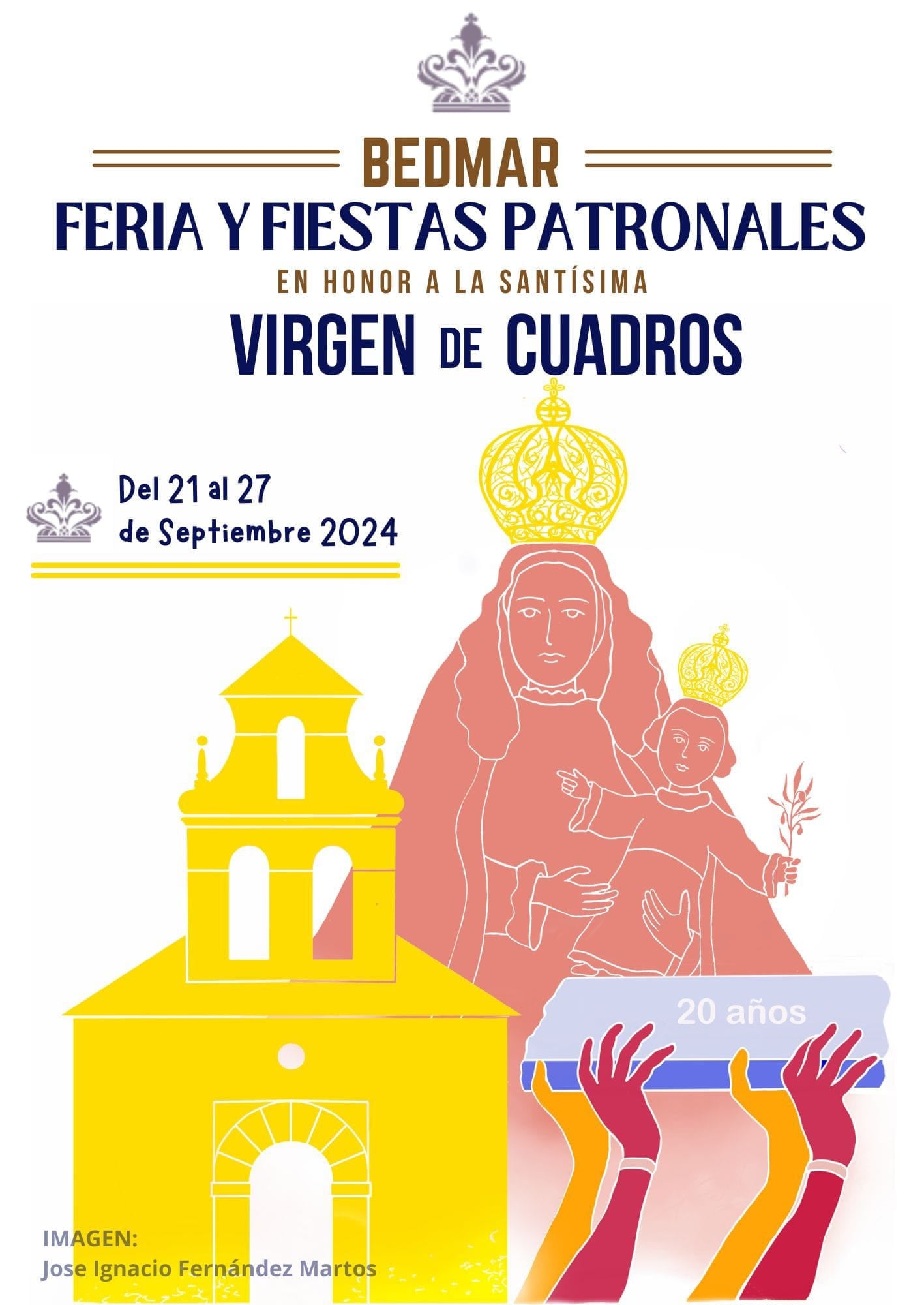 Cartel anunciador y portada del programa de feria