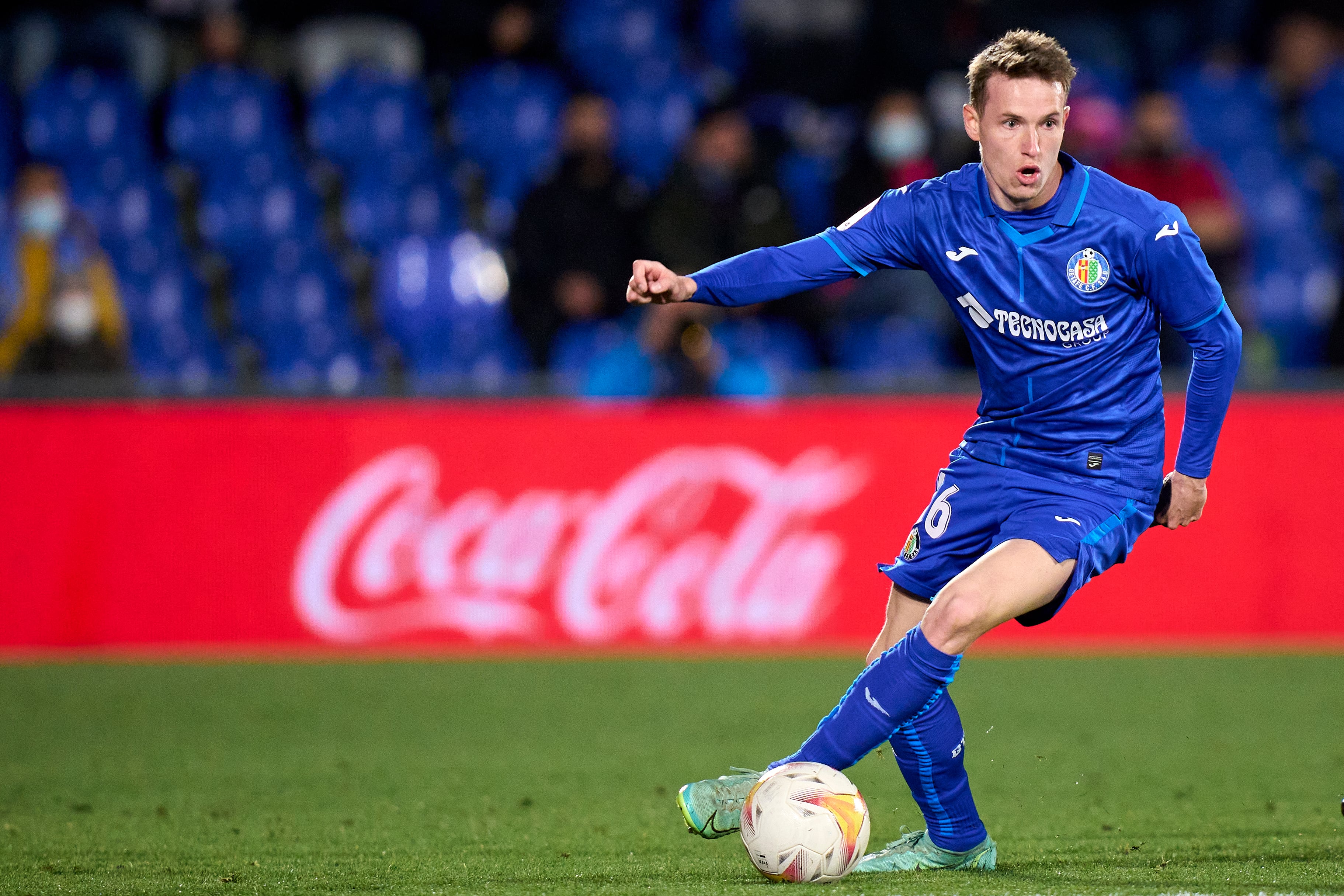 Jakub Jankto, jugador del Getafe, en un partido disputado contra el levante