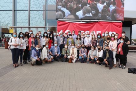 Foto de familia de la delegación castellano-manchega en el Congreso Federal