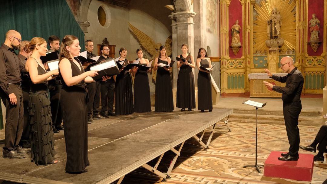 El Cor Francesc Valls va protagonitzar el concert d'aquesta setmana al festival de Música d'estiu de Ciutadella.