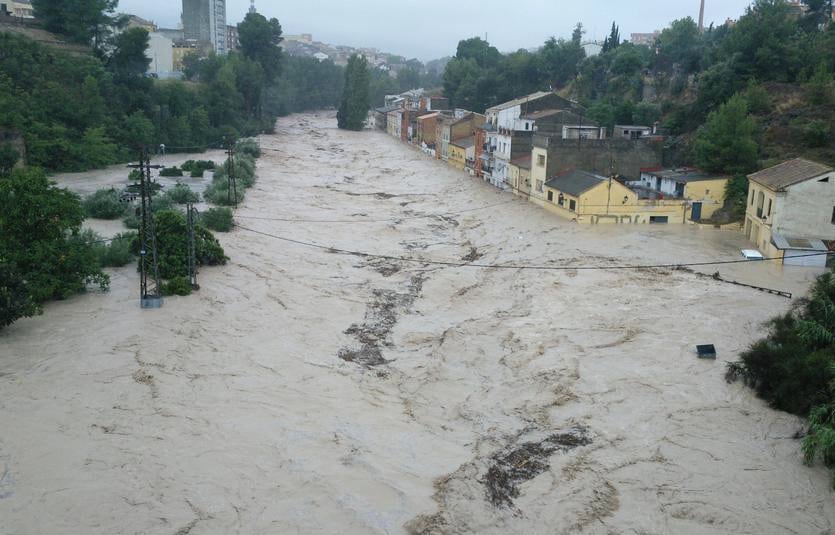 Imatge de la Cantereria durant la DANA de 2019