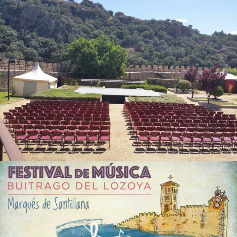 Cartel promocional del Festival del Marqués de Santillana