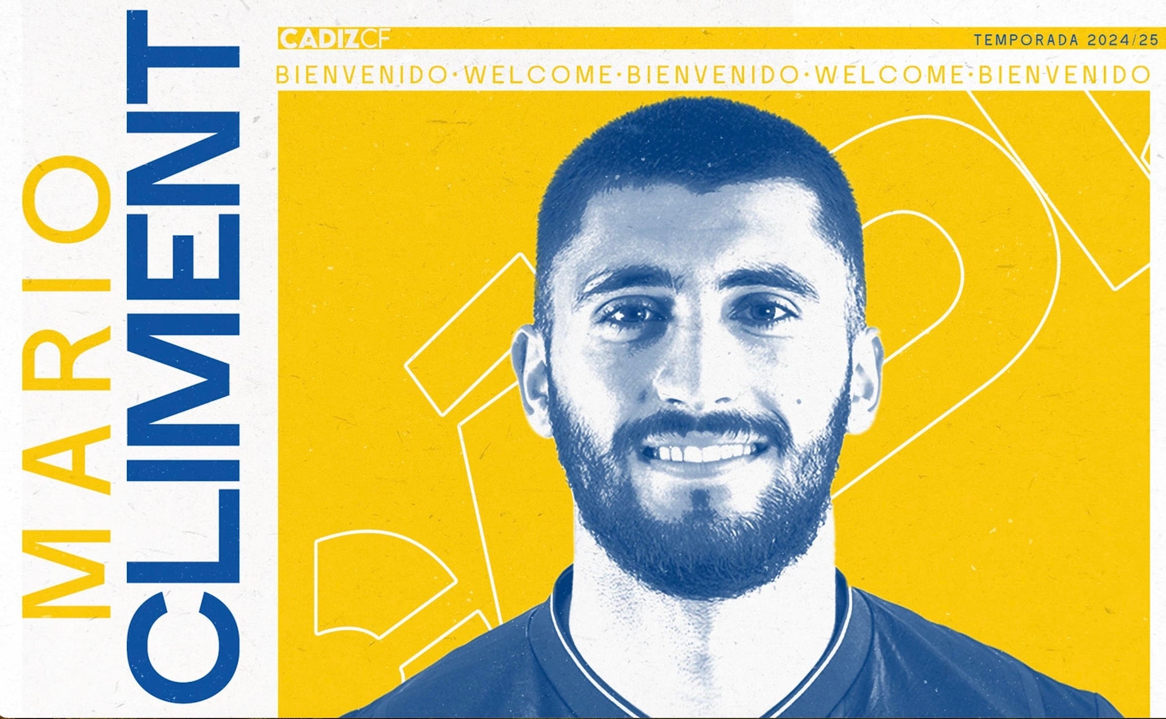 Mario Climent firma por el Cádiz CF hasta 2028. Foto: Cádiz CF.