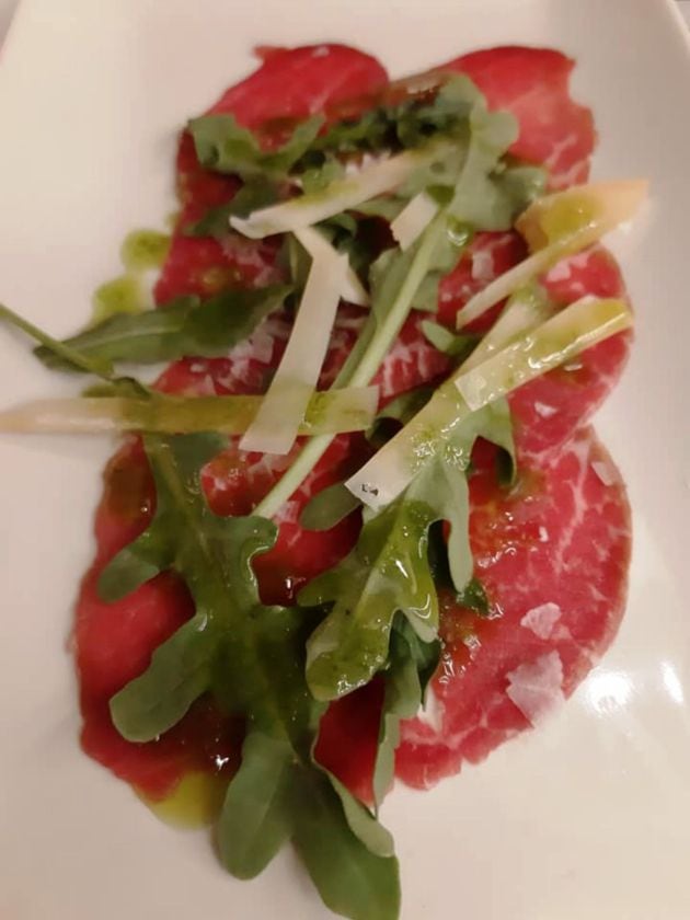 Carpaccio de presa ibérica