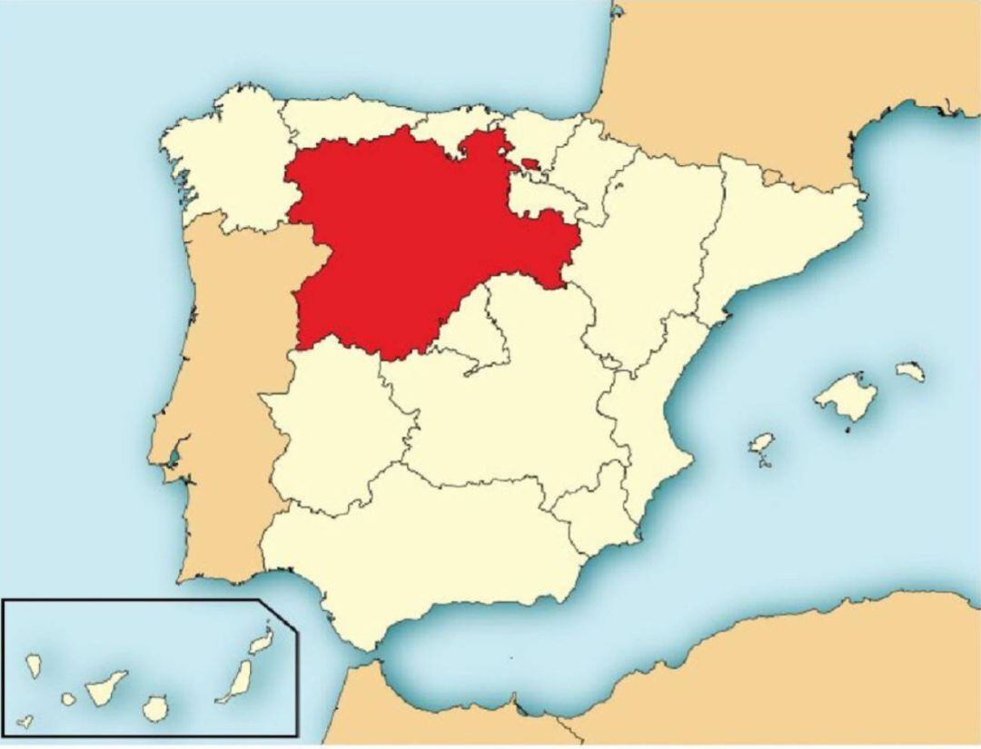 Mapa de Castilla y León