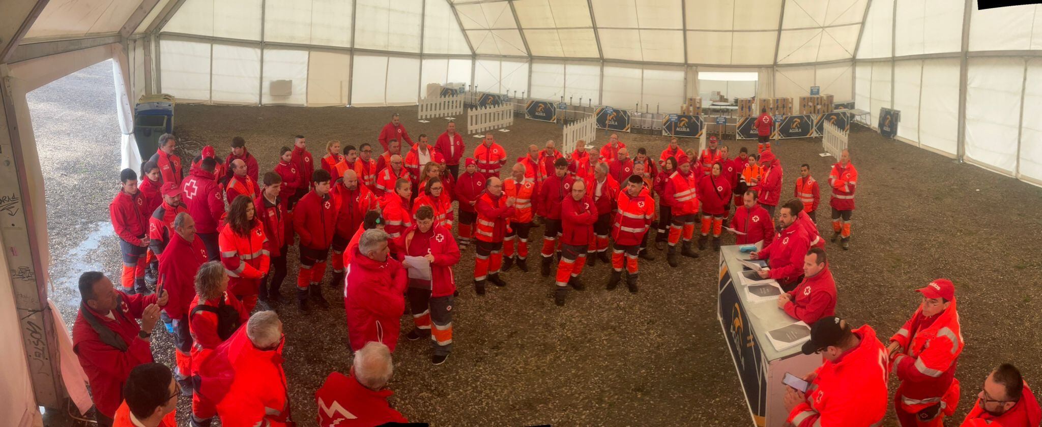 Más de 140 voluntarios de Cruz Roja en la Orbea Monegros