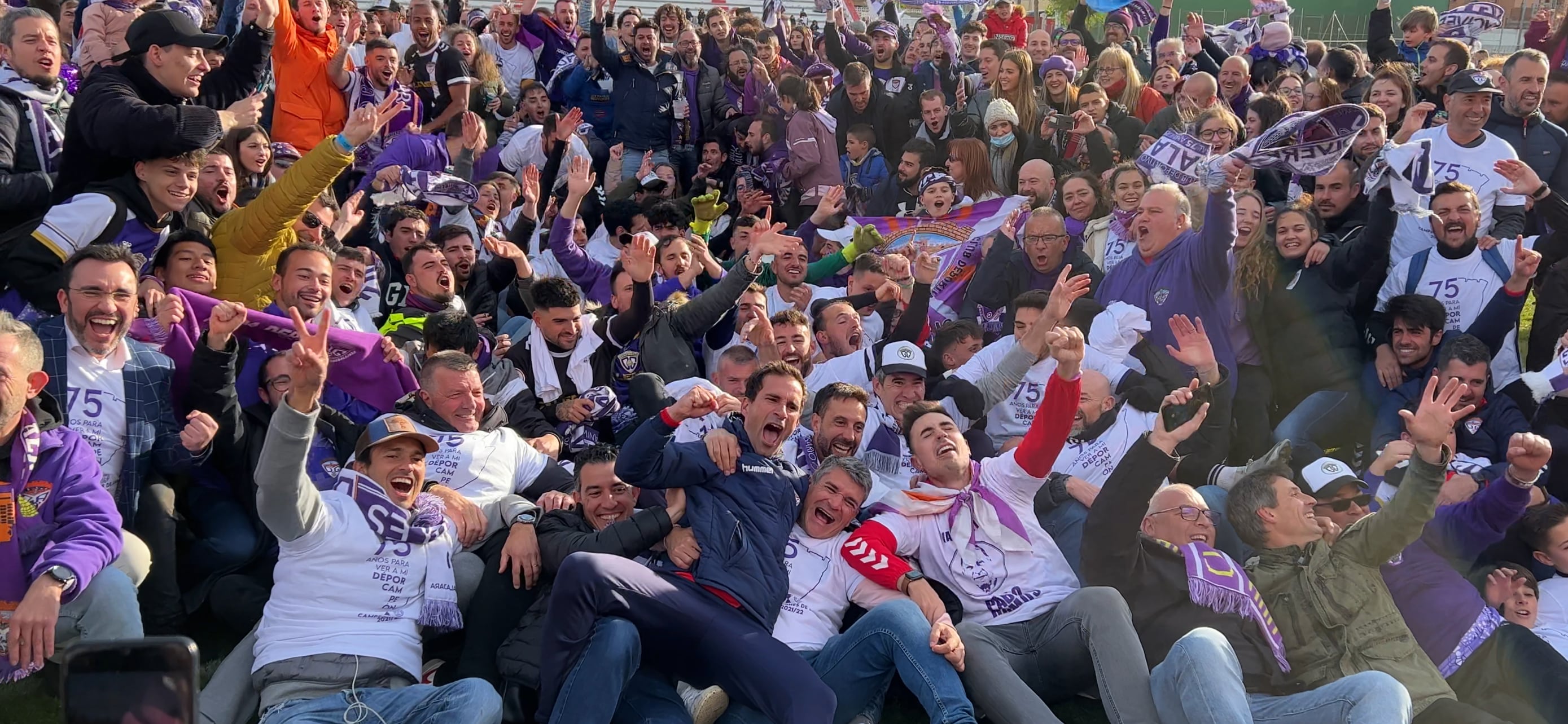 Celebración del ascenso a Segunda RFEF en Tarancón