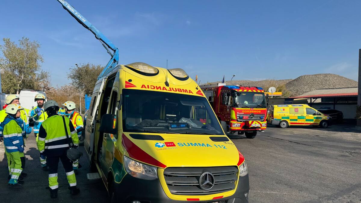 Íñigo Ortiz, portavoz de Emergencias 112 Comunidad de Madrid, repasa el accidente laboral en Ciempozuelos