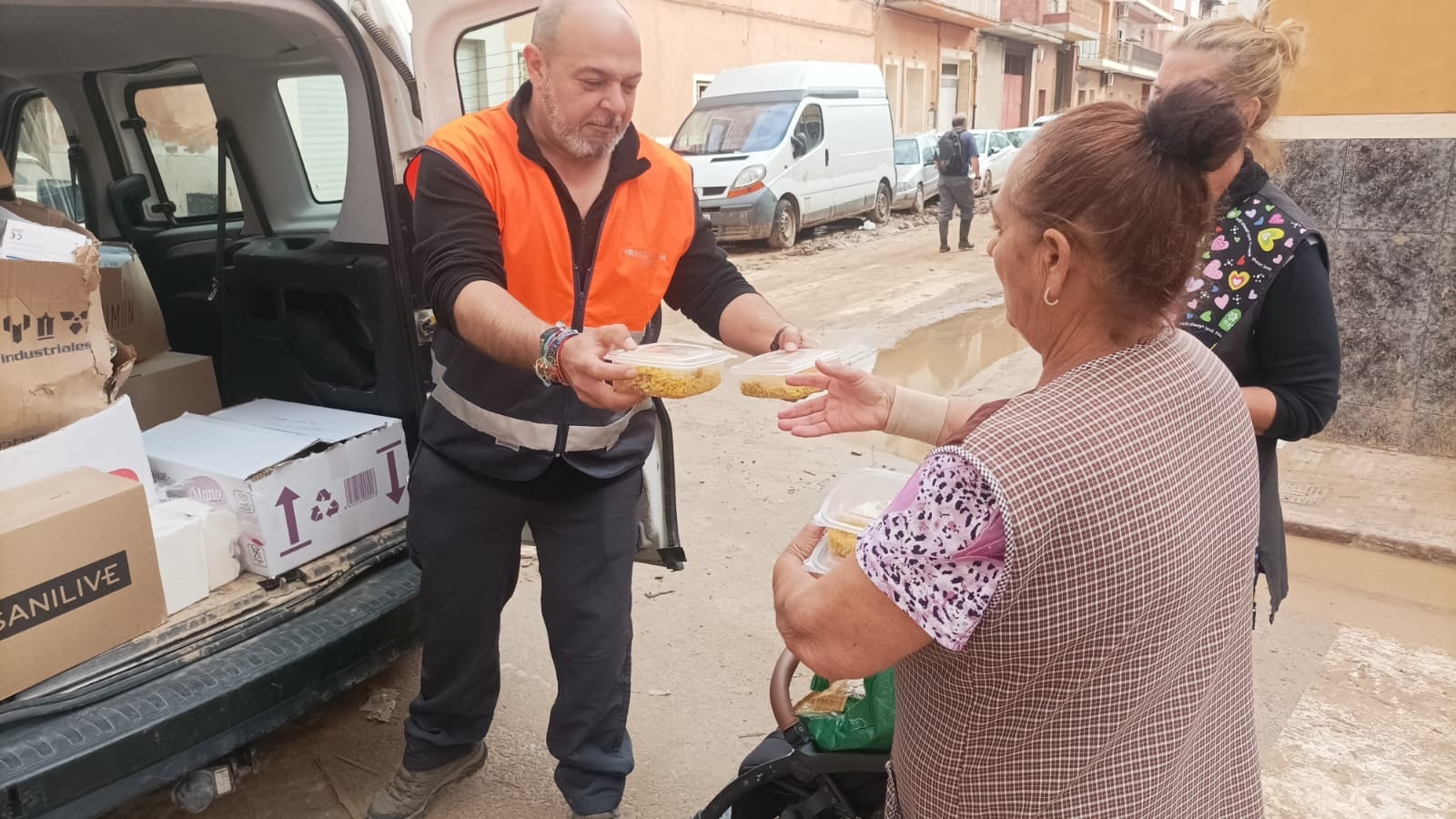 Reparto de la comida