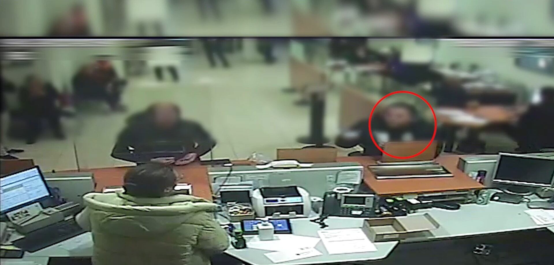 Grabación Organización Criminal en uno de los hurtos. Policía Nacional