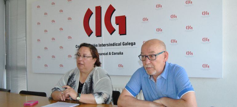 Campaña informativa de la CIG entre los trabajadores de la Administración del Estado 