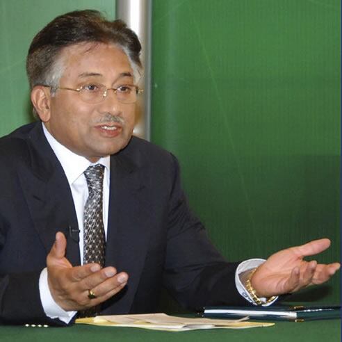 Musharraf hace unos días