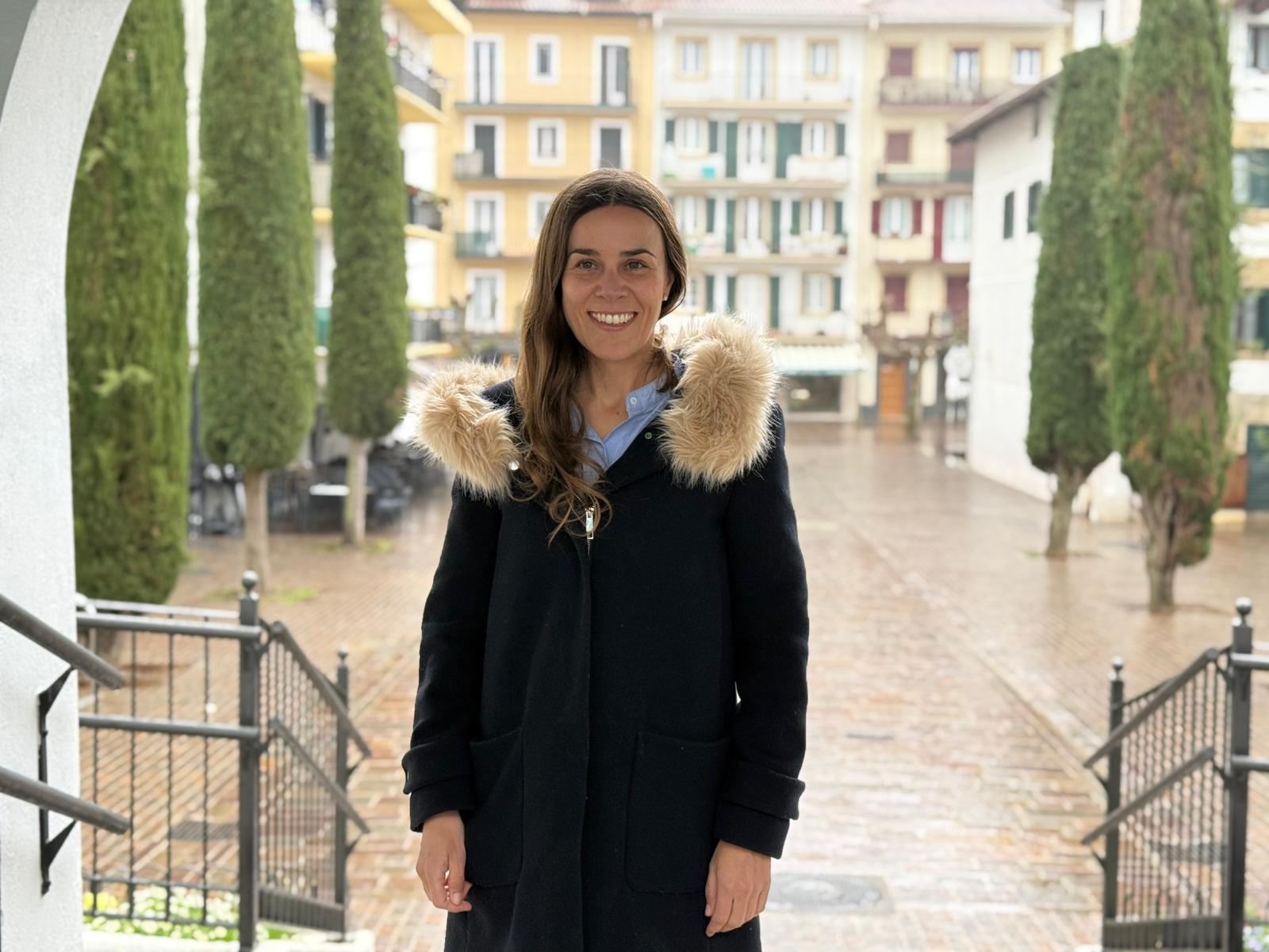 La candidata de EAJ-PNV, María Serrano.