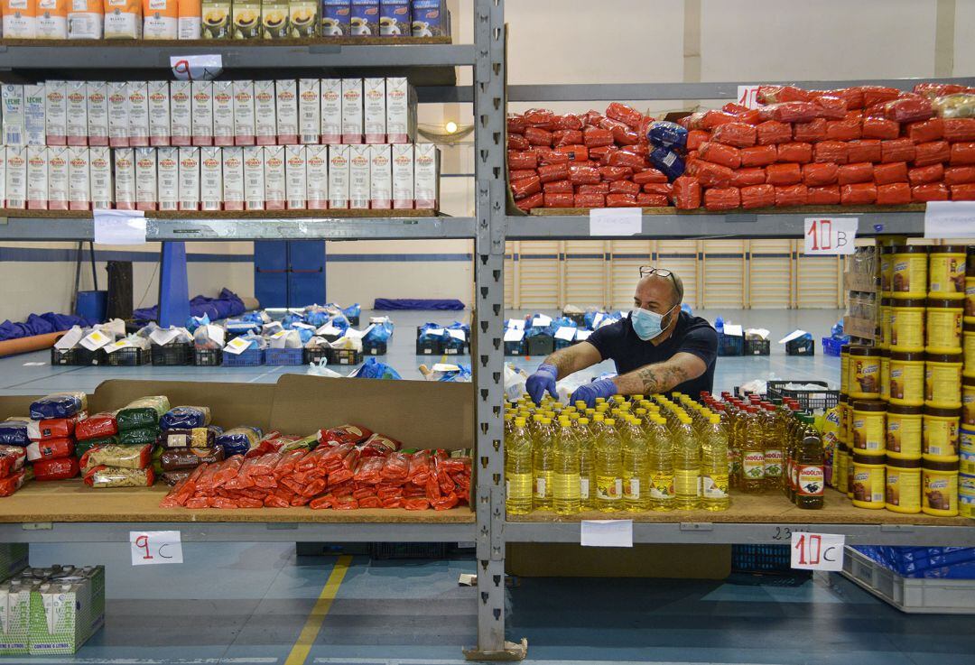 Alimentos en el pabellón Kiko Narváez