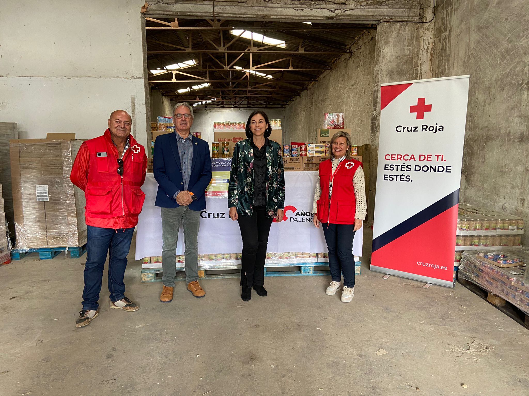 Cruz Roja Palencia canaliza esta acción solidaria gubernamental