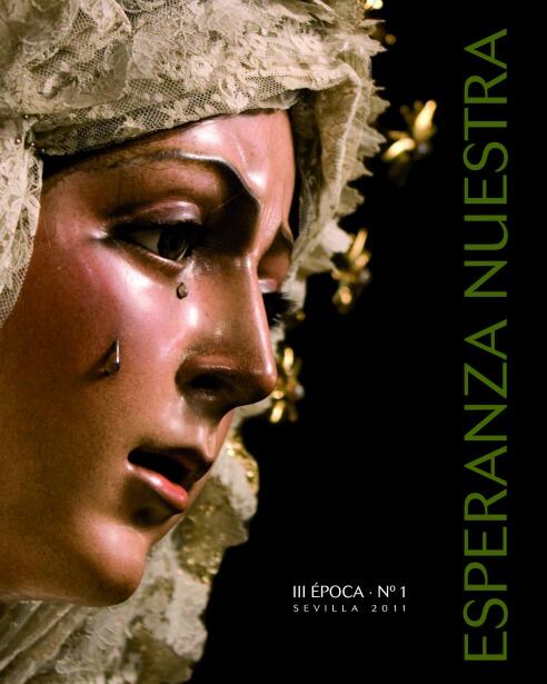 Portada del primer número de 'Esperanza Nuestra', el nuevo anuario editado por la hermandad de La Macarena.