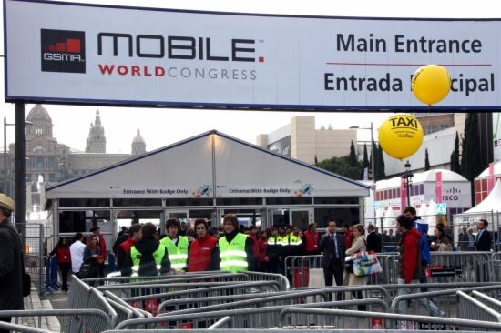 L&#039;entrada al Mobile World Congress 2012