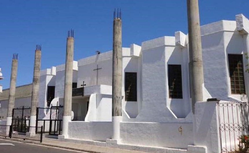 Parroquia de San José Obrero del barrio de Titerroy en Arrecife, capital de Lanzarote.