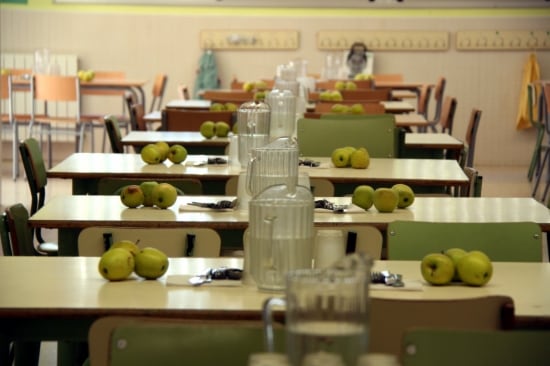 Imatge d'un menjador escolar