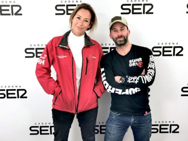 Amalia Infante junto a Miguel Angel López