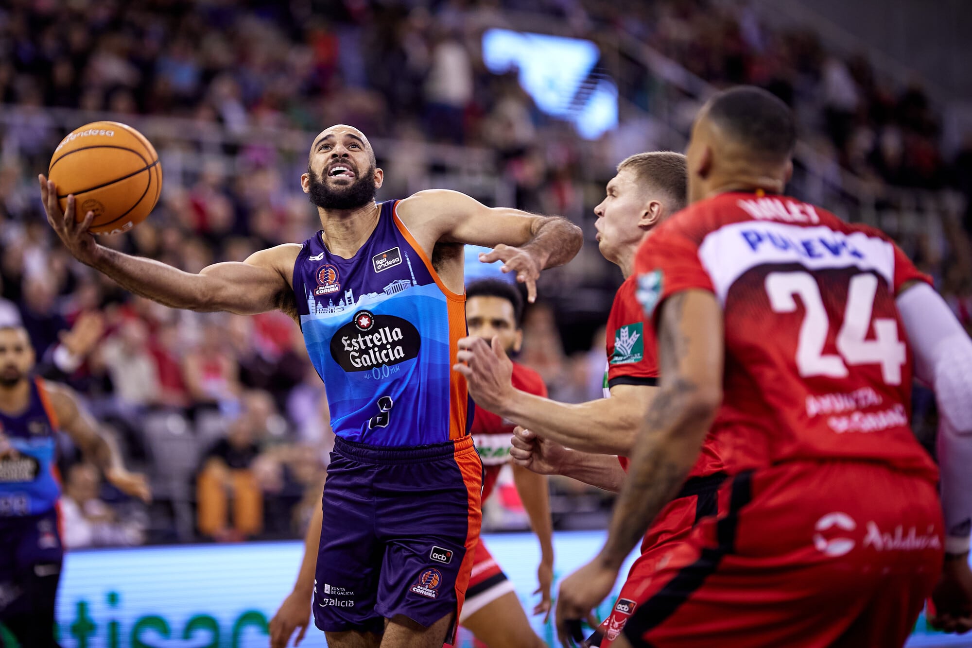 Phil Scrubb, en el partido contra Granada