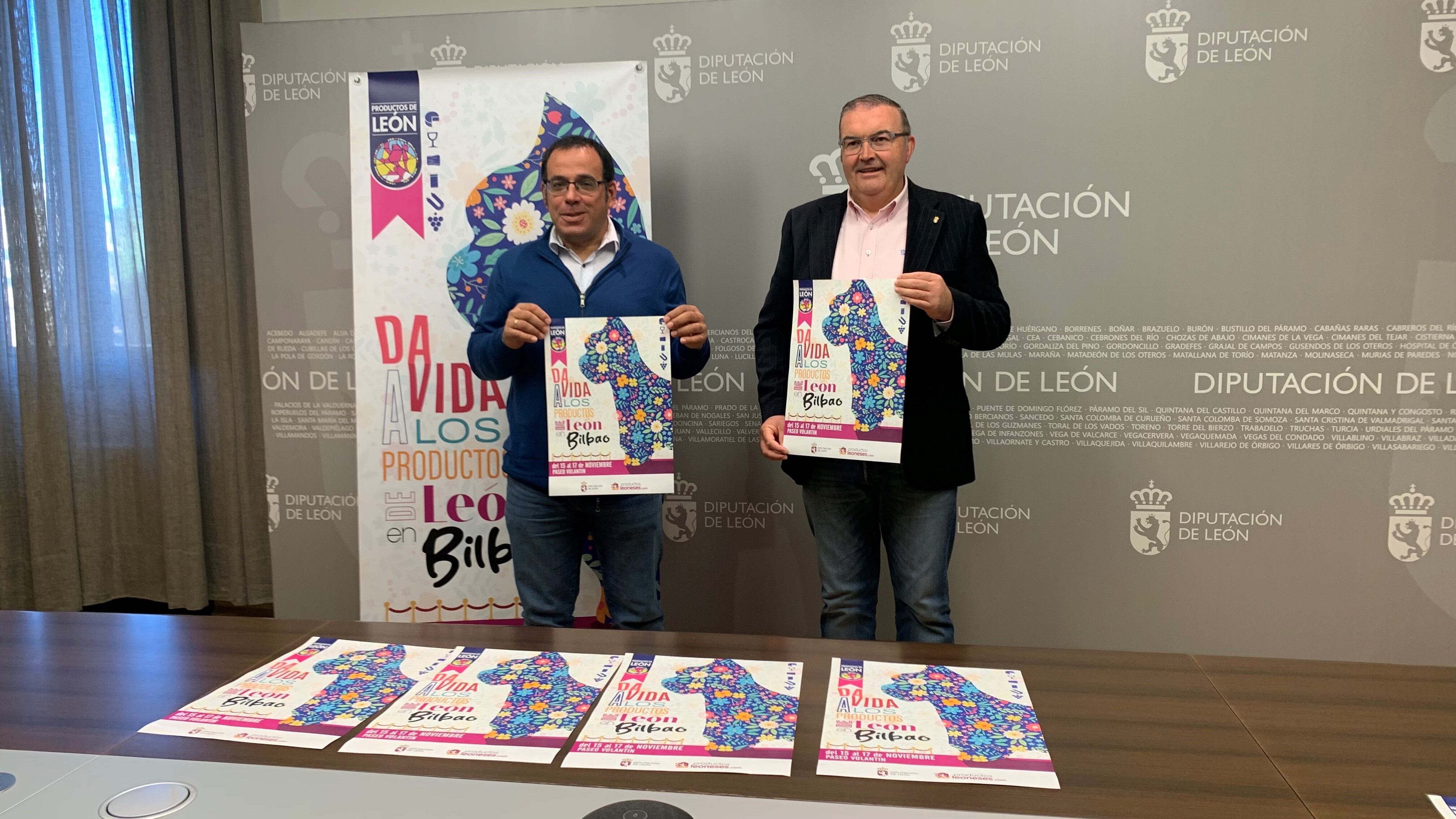 Presentación de la I Feria de los productos de León en Bilbao