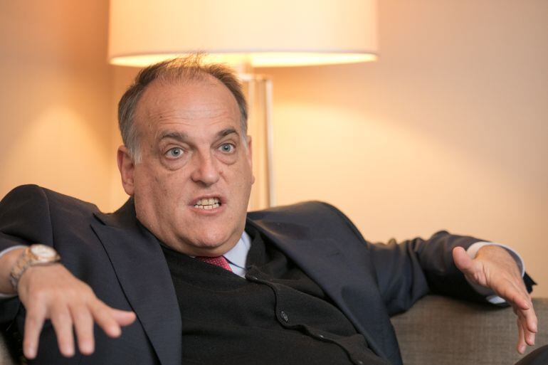 Javier TEbas, presidente de la Liga de Fútbol Profesional