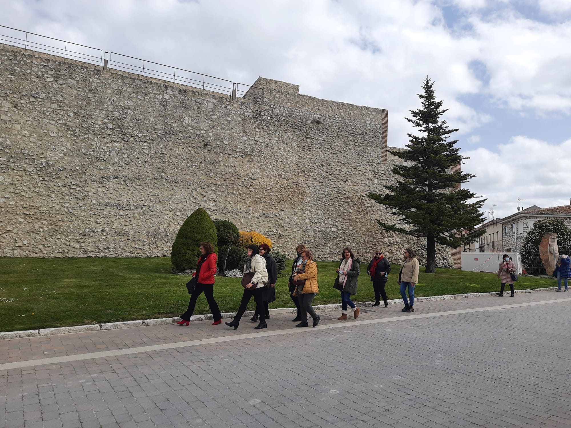 Turistas en Cuéllar