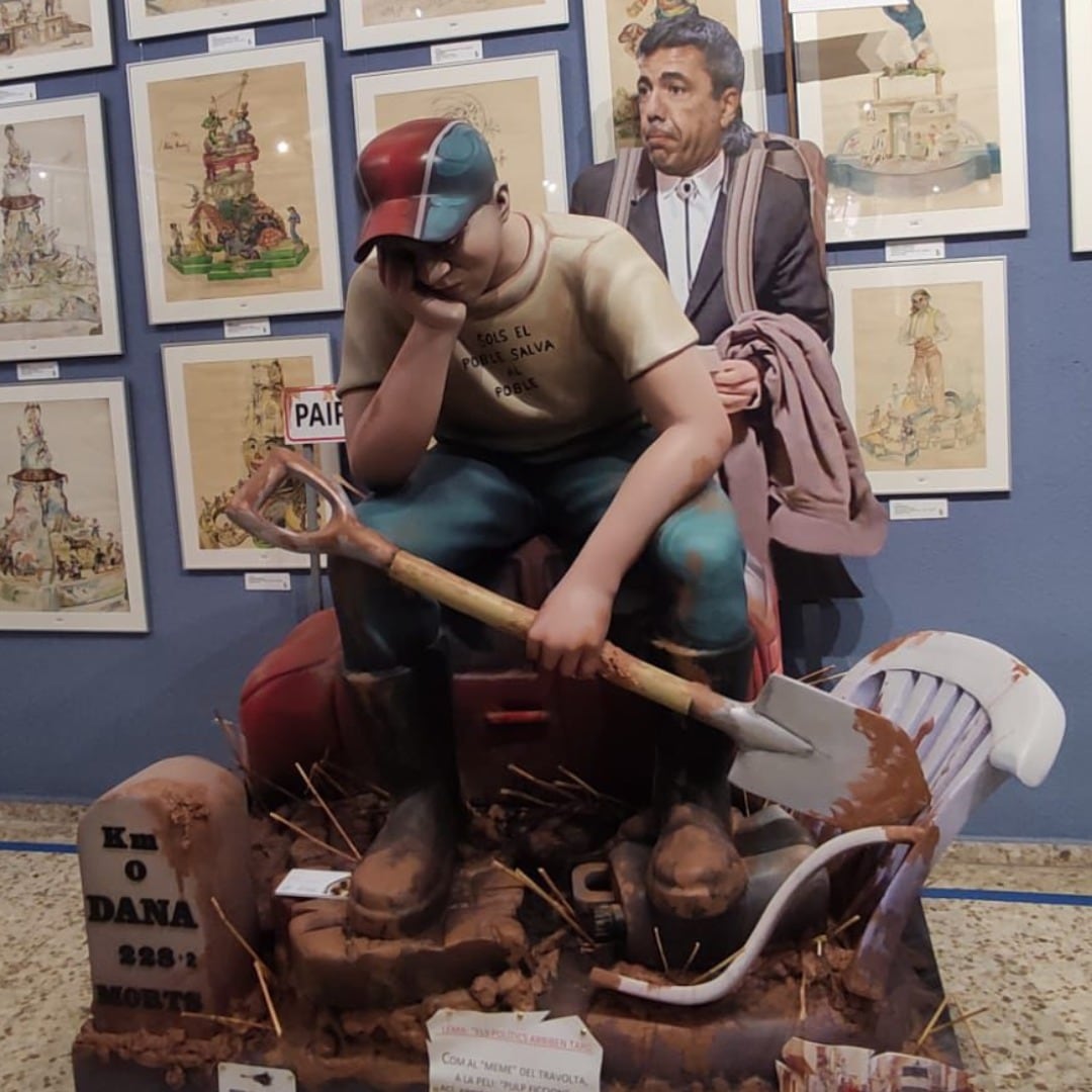 Ninot de Carlos Mazón