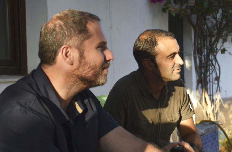 Fran Holgado durante un acto de Ganemos