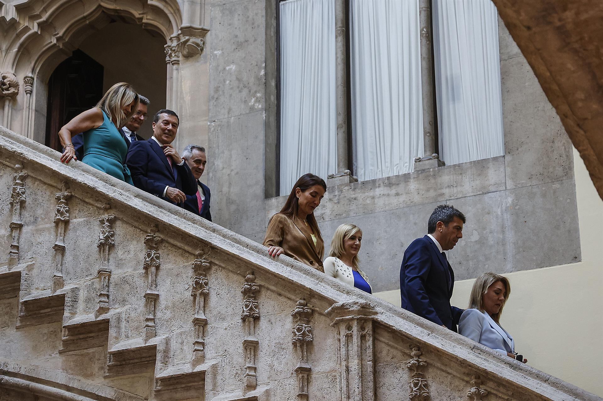 El president de la Generalitat, Carlos Mazón, y los consellers en una imagen de archivo