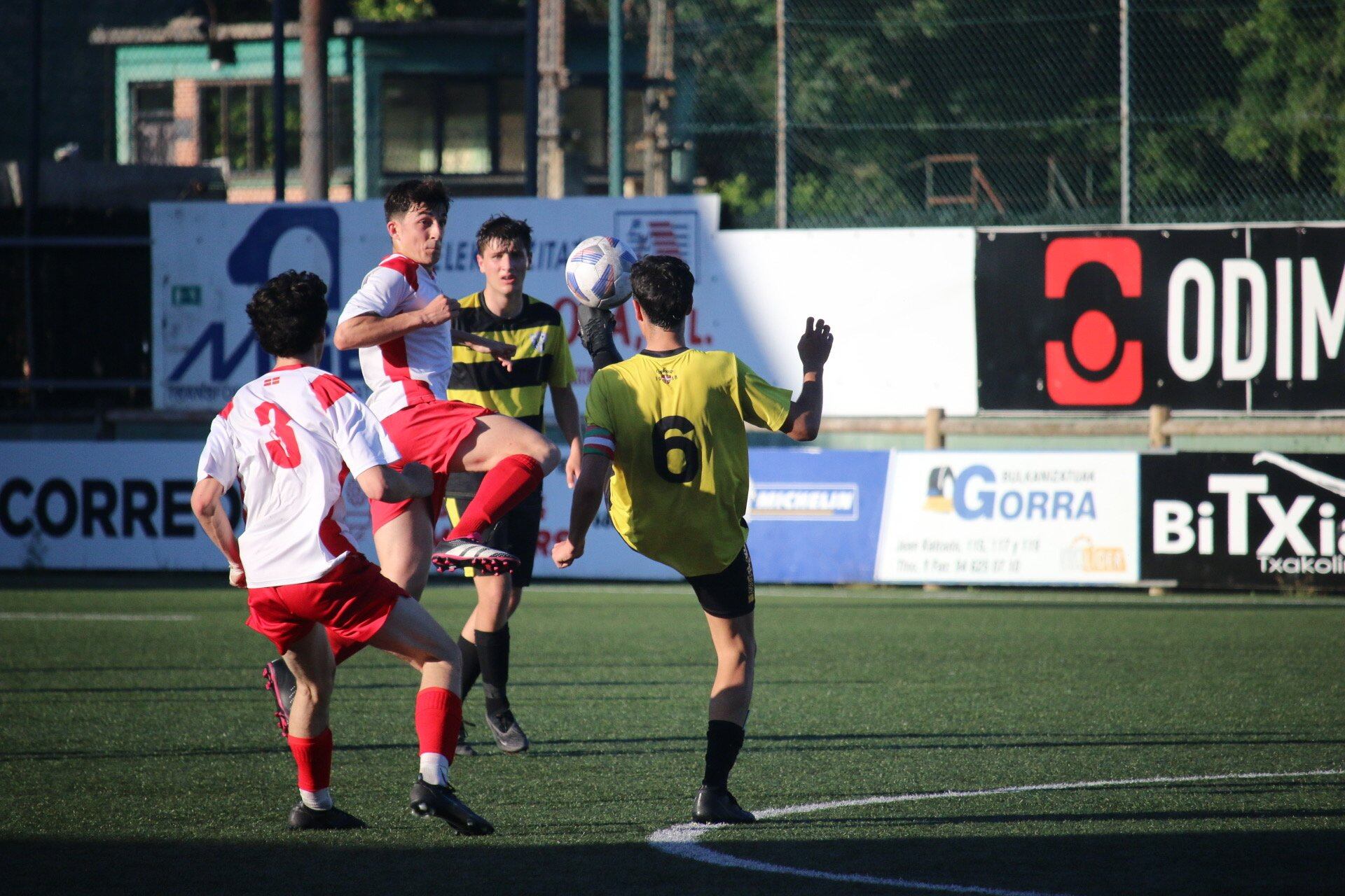 Imágenes de la Federación Vasca de fútbol en el partido donde se produjeron los incidentes