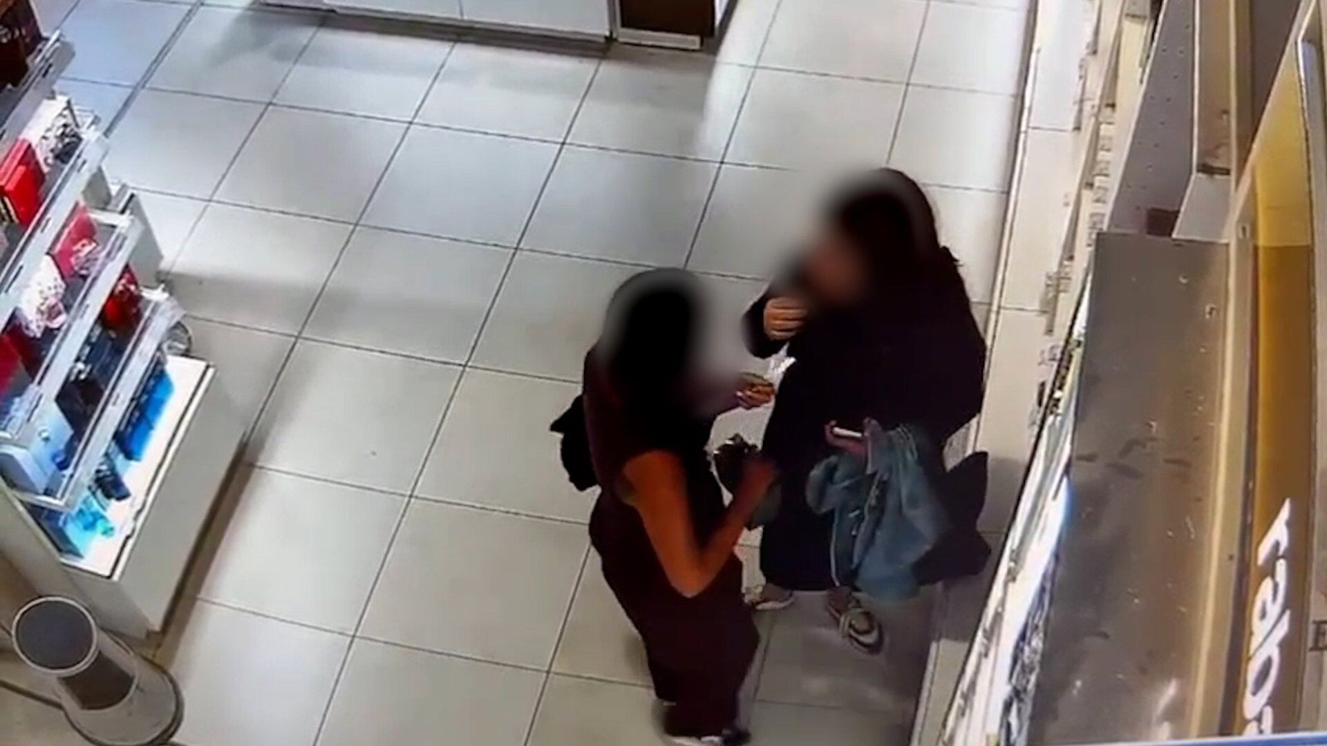 Los robos fueron captados