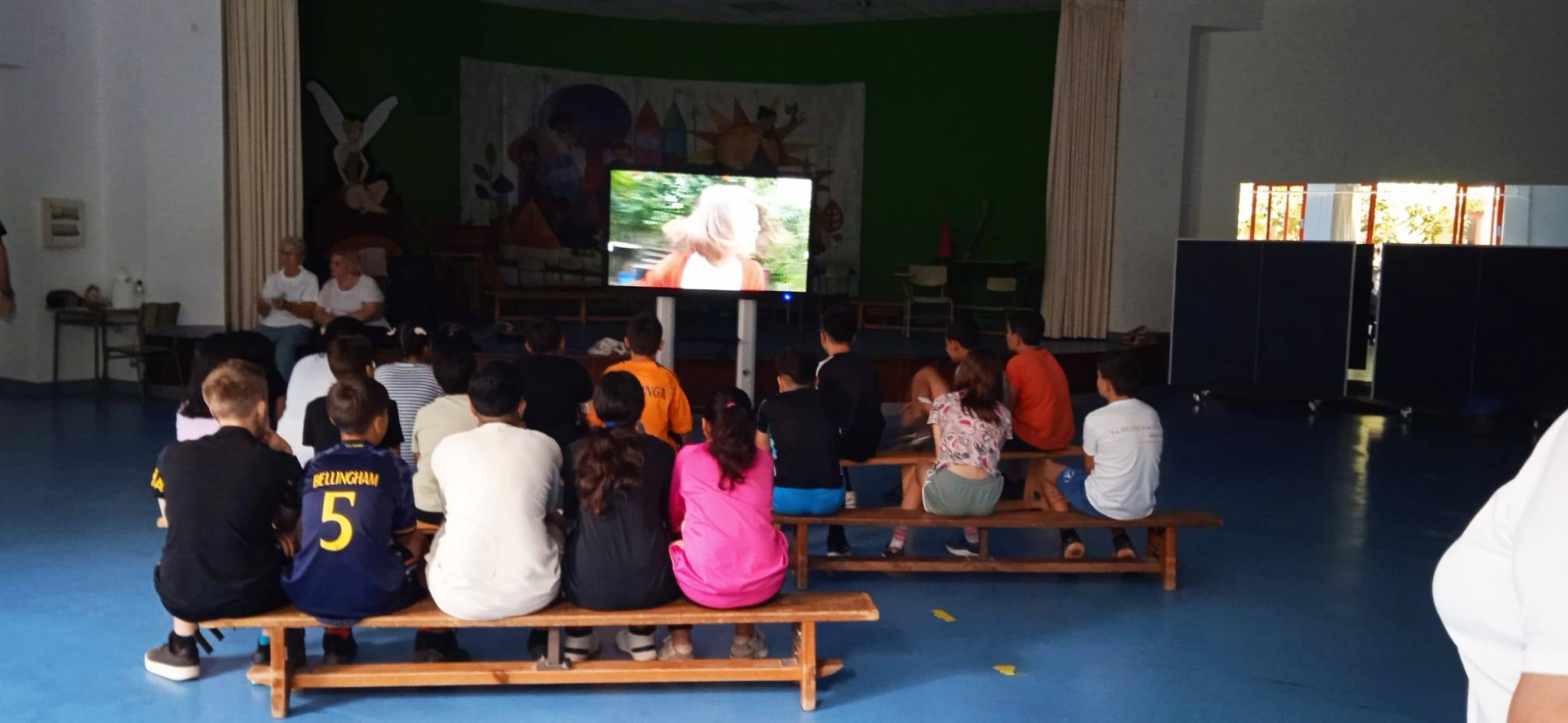 Campaña de Caudete Se Mueve en el colegio