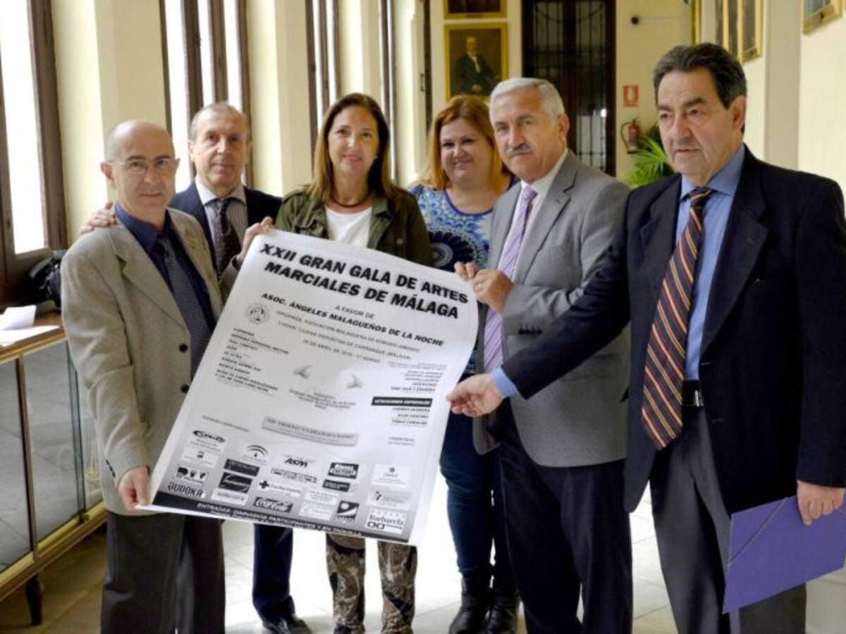 Carmen Herrera y Julio Sánchez, en la gala de artes marciales
