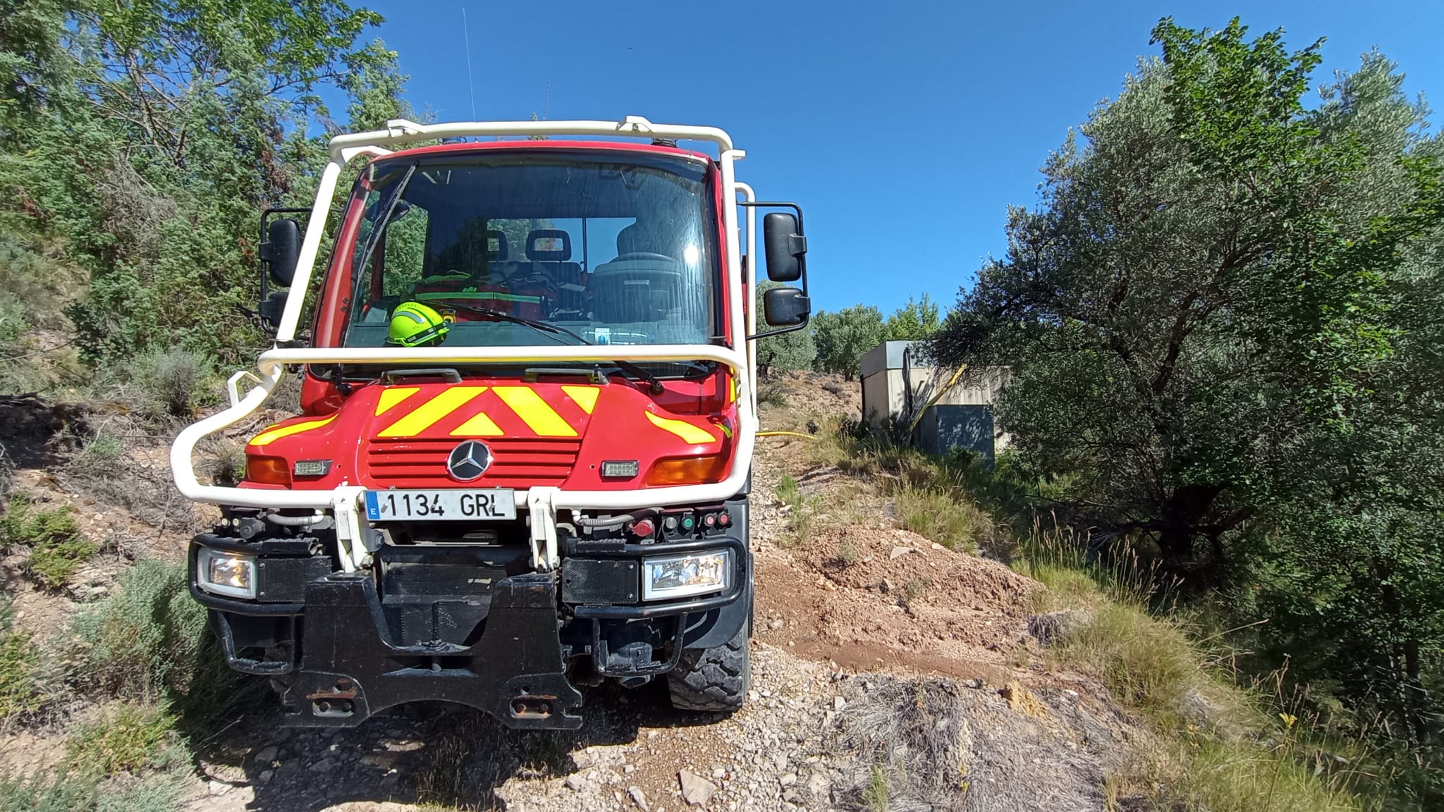 SPEIS abasteciendo de agua a Aguinaliu