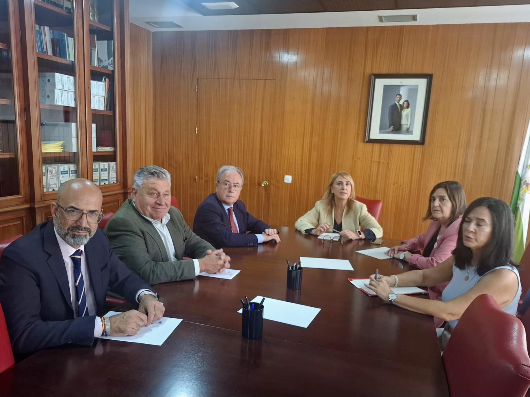 La subdelegada del Gobierno en Córdoba, Ana López Losilla, se reúne con sindicatos y empresarios a cuentas de necesidad de mejora en la planificación eléctrica de la provincia de Córdoba