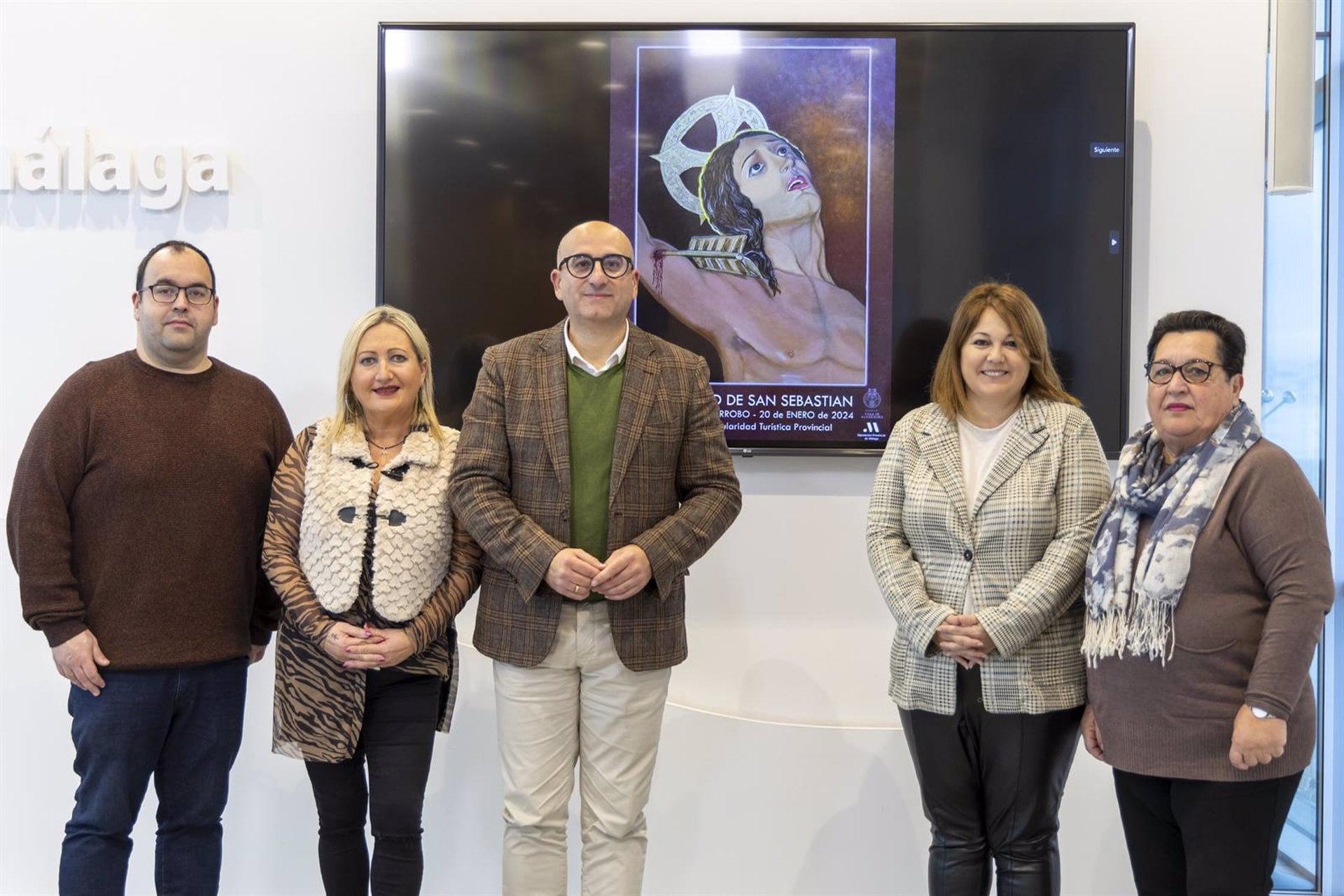 Presentación de las actividades festivas en torno a la celebración de San Sebastián, patrón del municipio axárquico de Algarrobo