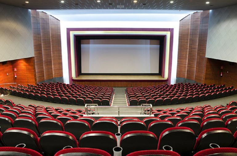 Interior de la sala 1 del Cine Ortega