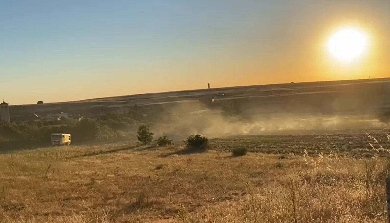 Incendio en Hontoria