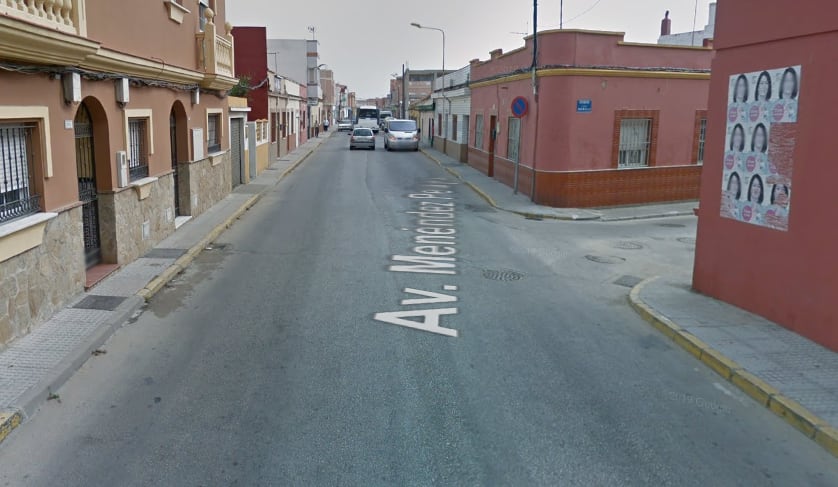 Zona donde se produjo el suceso